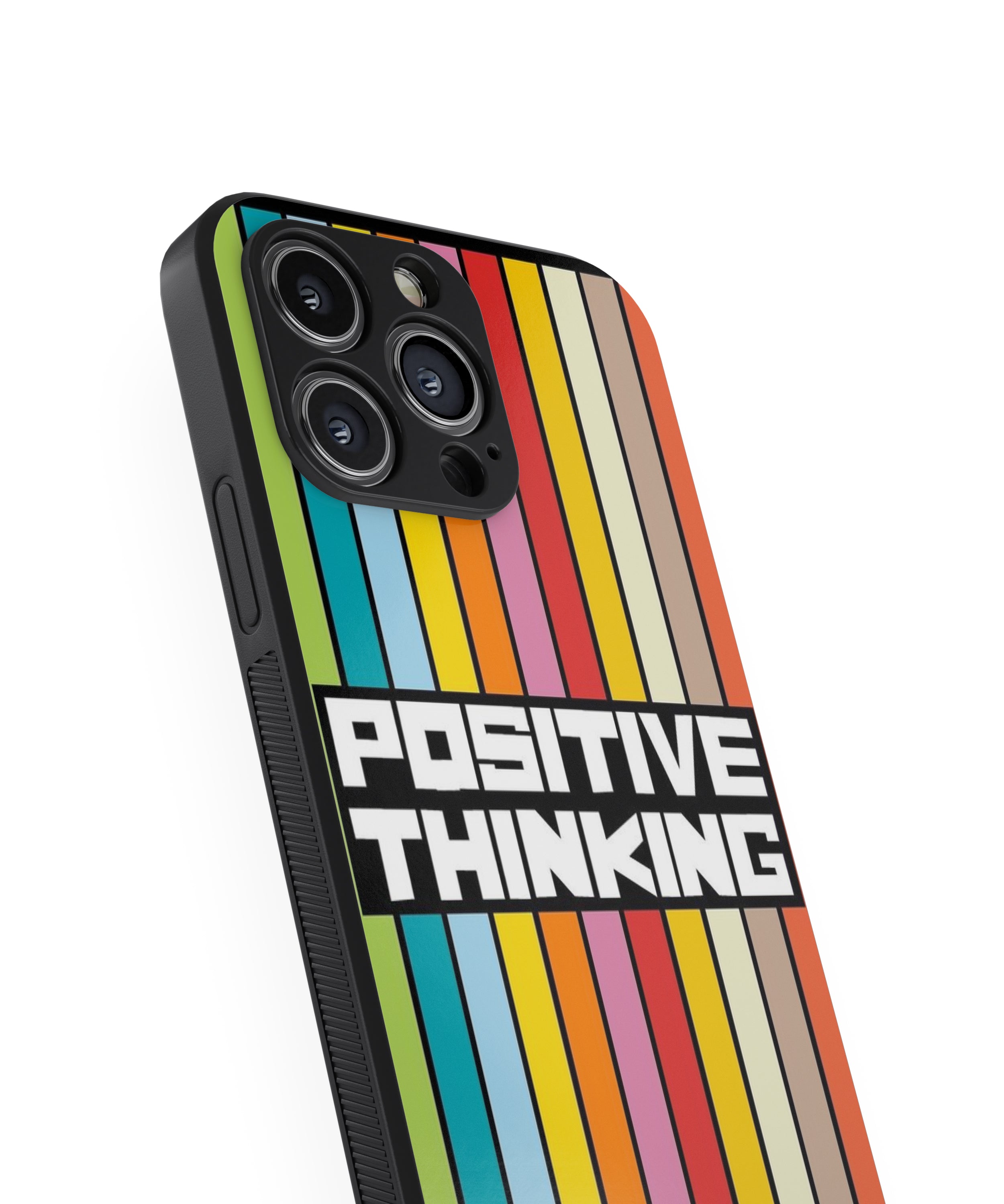 POSITIVE THINKING Hybrid Metal TPU Case