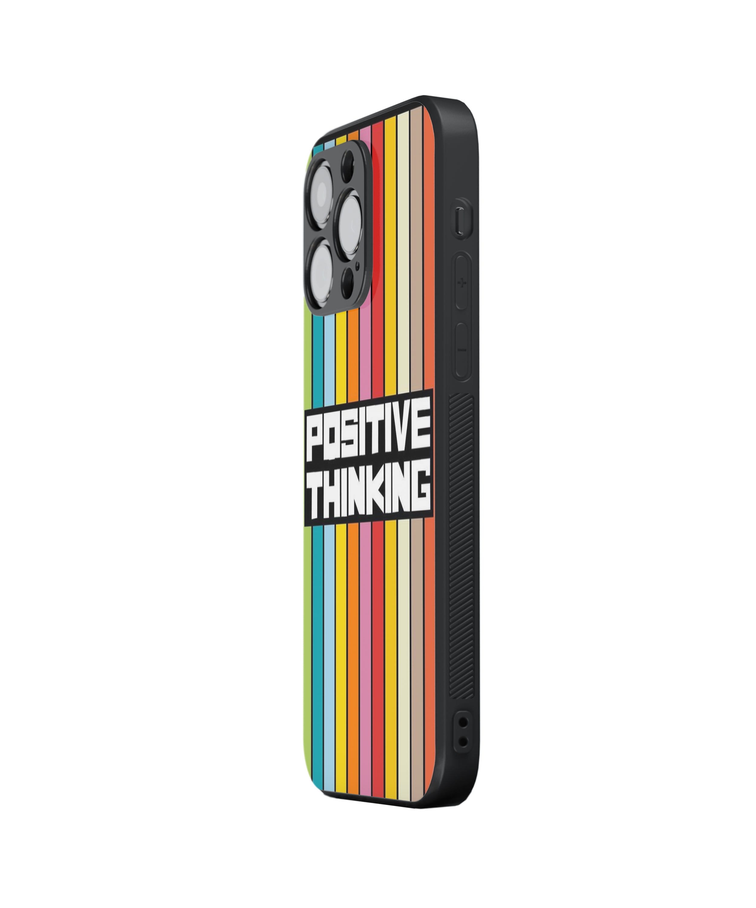 POSITIVE THINKING Hybrid Metal TPU Case