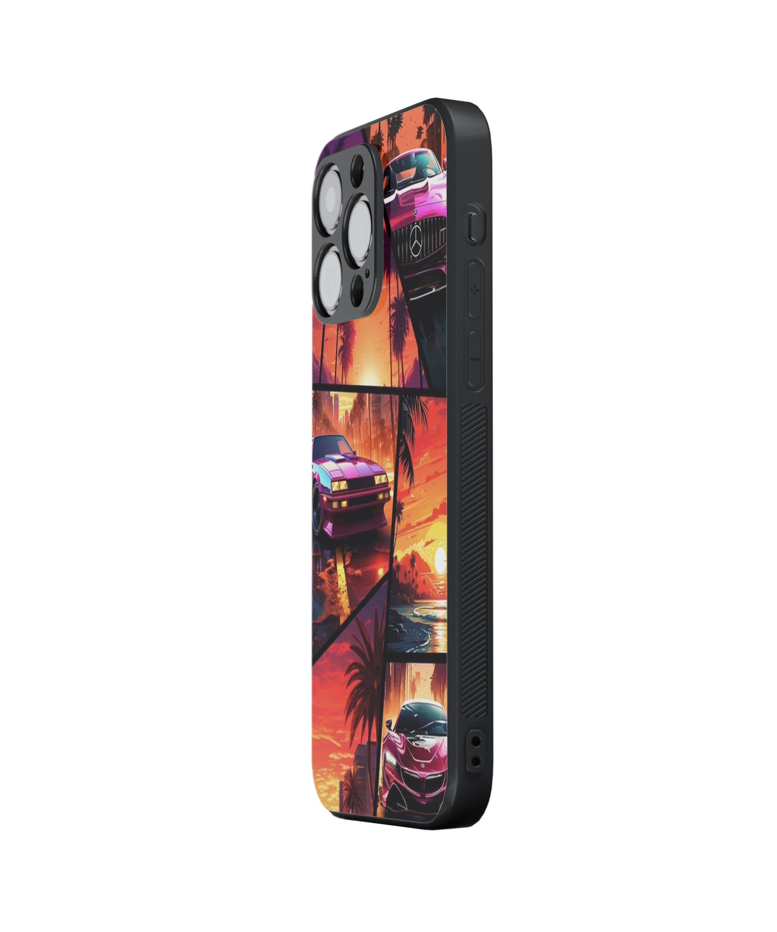 Mer Classic collage Hybrid Metal TPU Case