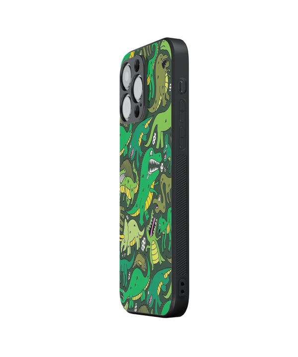 Green Dragon Hybrid Metal TPU Case