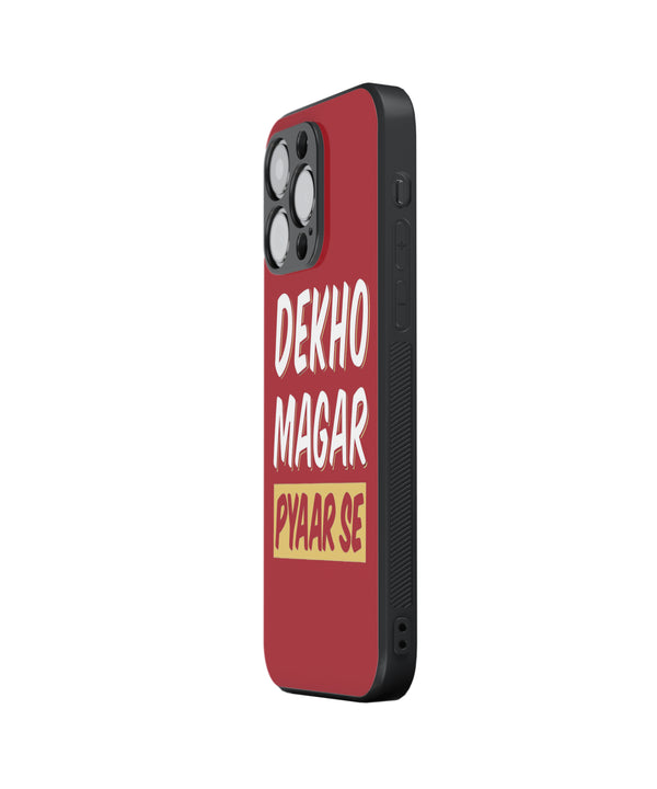 DEKHO MAGAR PYAARSE Hybrid Metal TPU Case