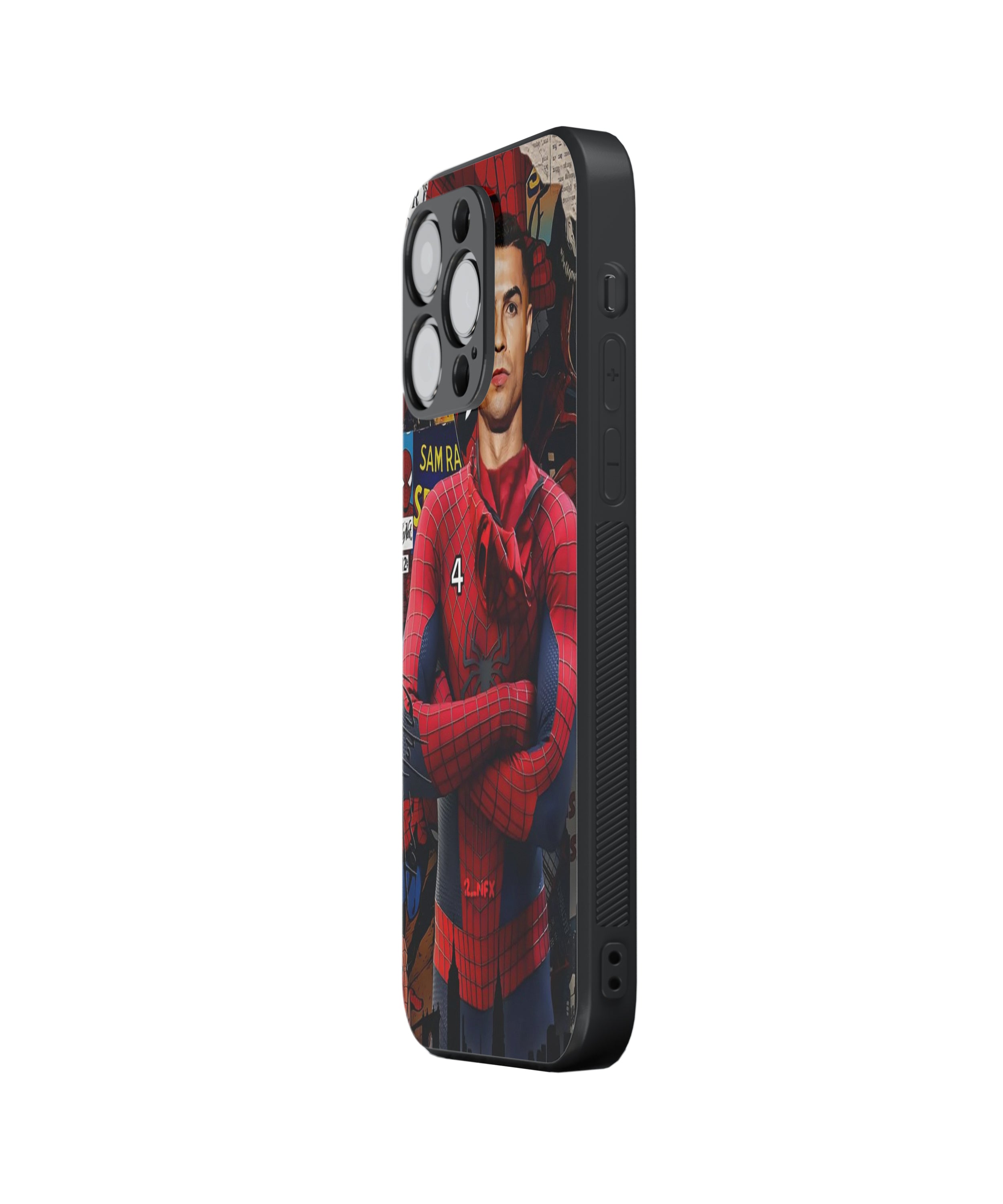 Ronaldo Spidermen Hybrid Metal TPU Case