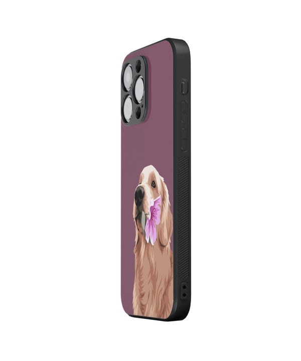 Labrador Dog Hybrid Metal TPU Case