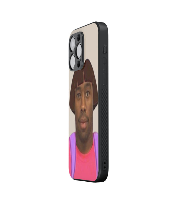 Brown Hair Men Hybrid TPU Case