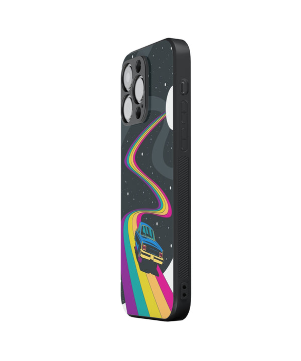 Colourful Car Hybrid Metal TPU Case