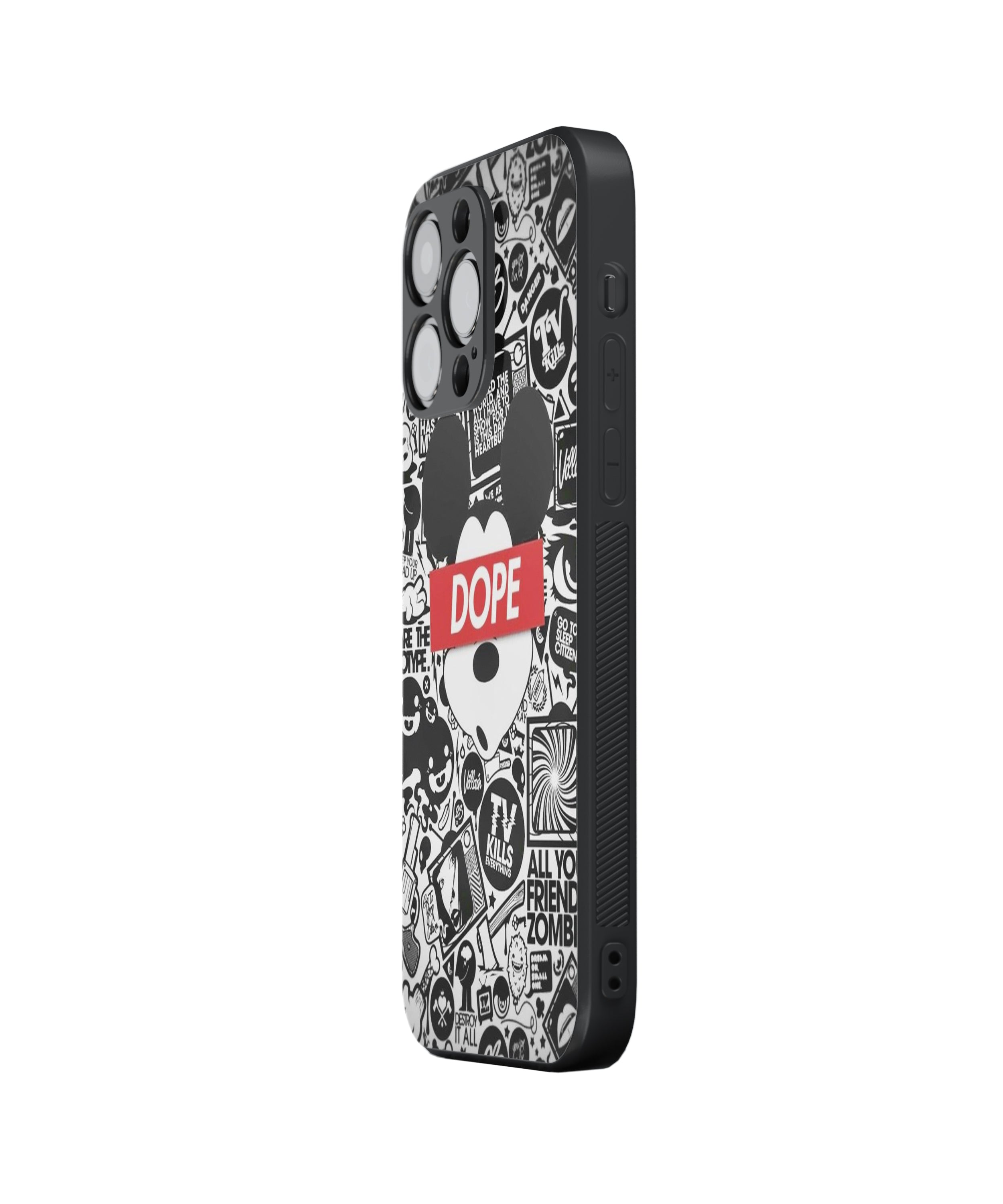 Dope ALL YOU FRIEND *ZOMBIE Hybrid Metal TPU Case