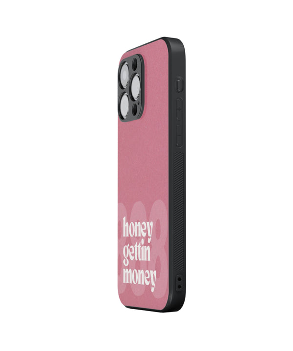 honey gettin money Hybrid Metal TPU Case