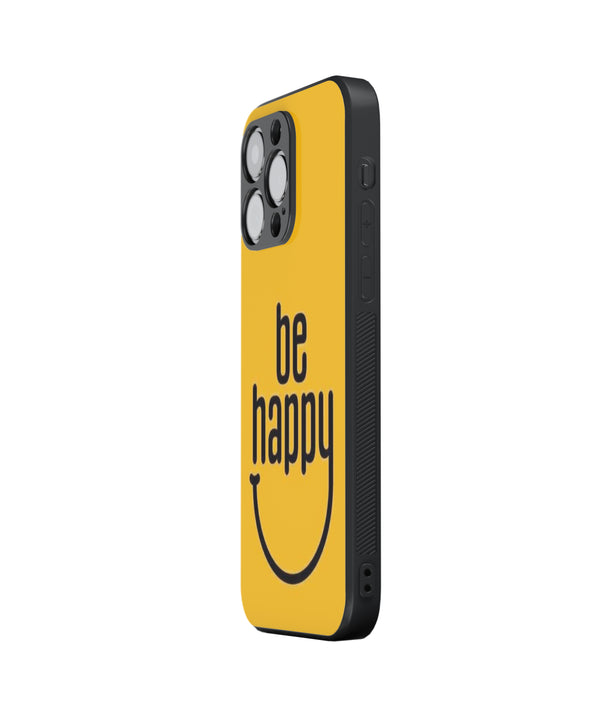 Be Happy Hybrid Metal TPU Case