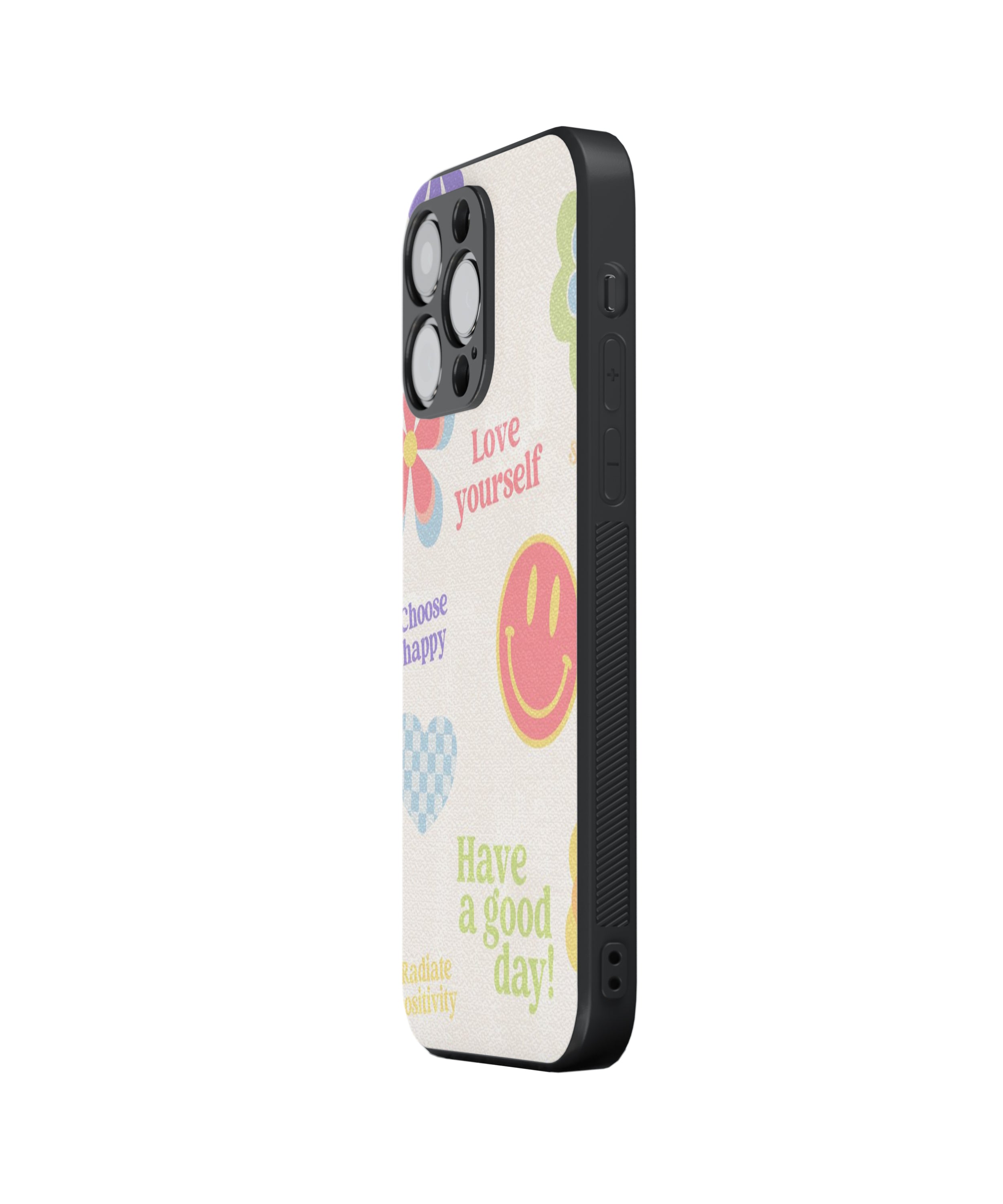 Love yourself Hybrid Metal TPU Case