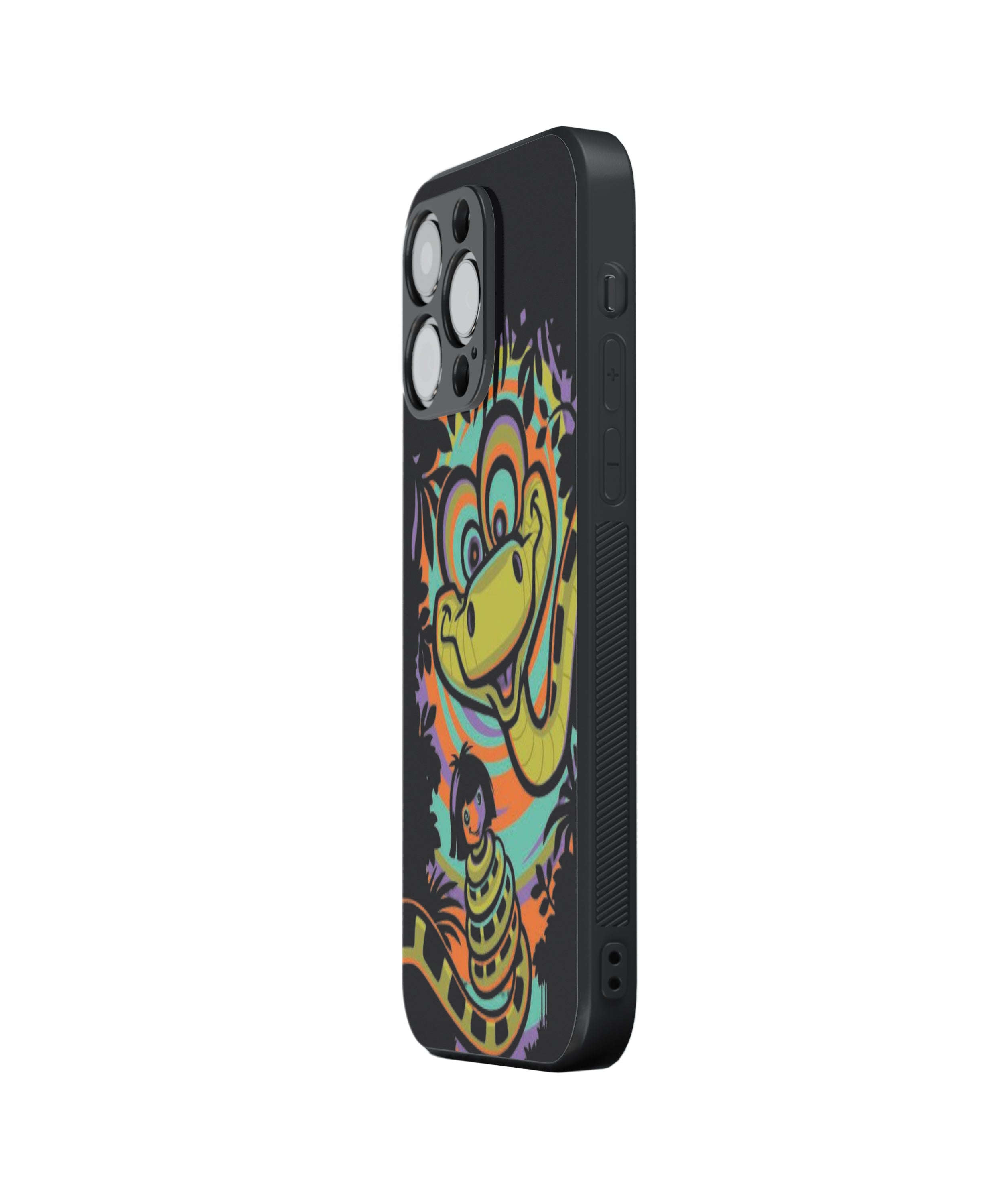 Snake caught girl Hybrid TPU Case