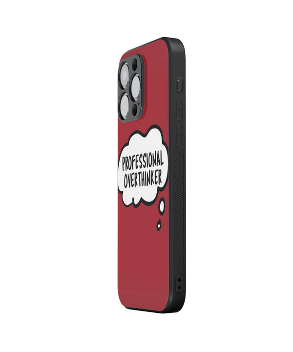 PROFESSIONAL OVERTHINKER Hybrid Metal TPU Case