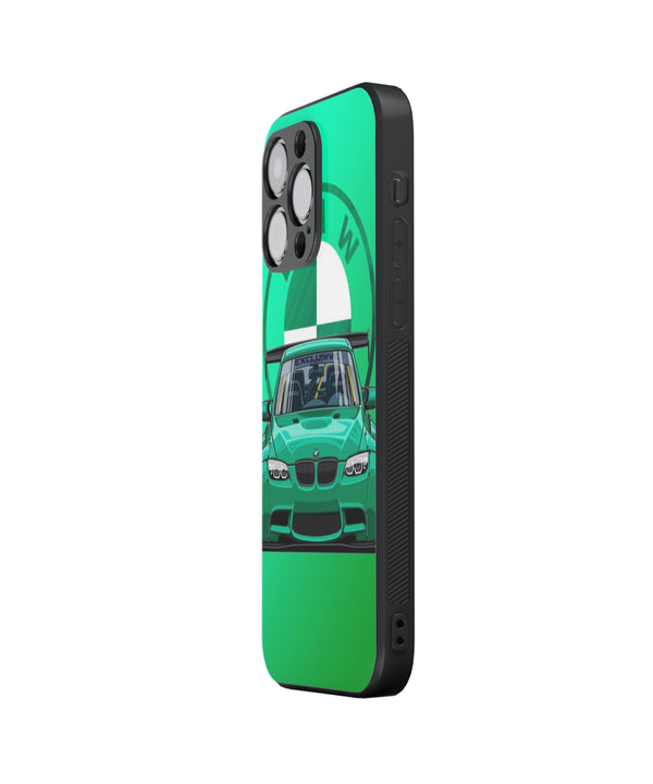 BMW GREEN Hybrid Metal TPU Case