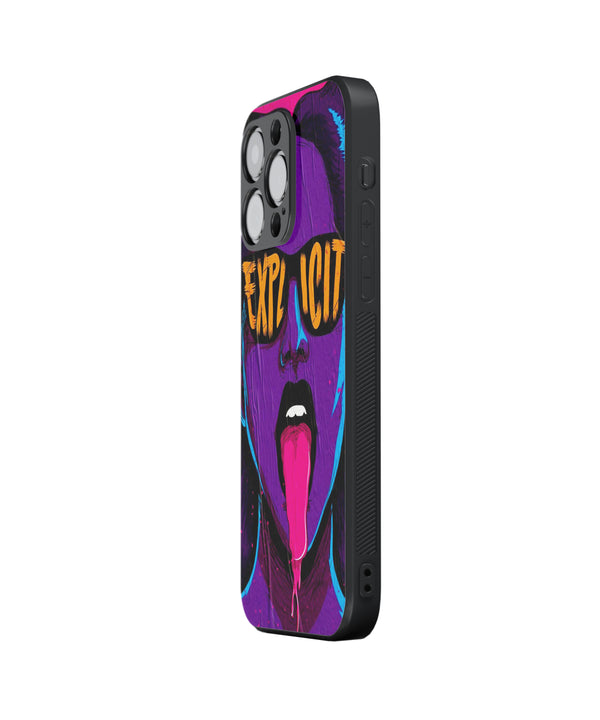 Explicit Hip Hop Hybrid Metal TPU Case