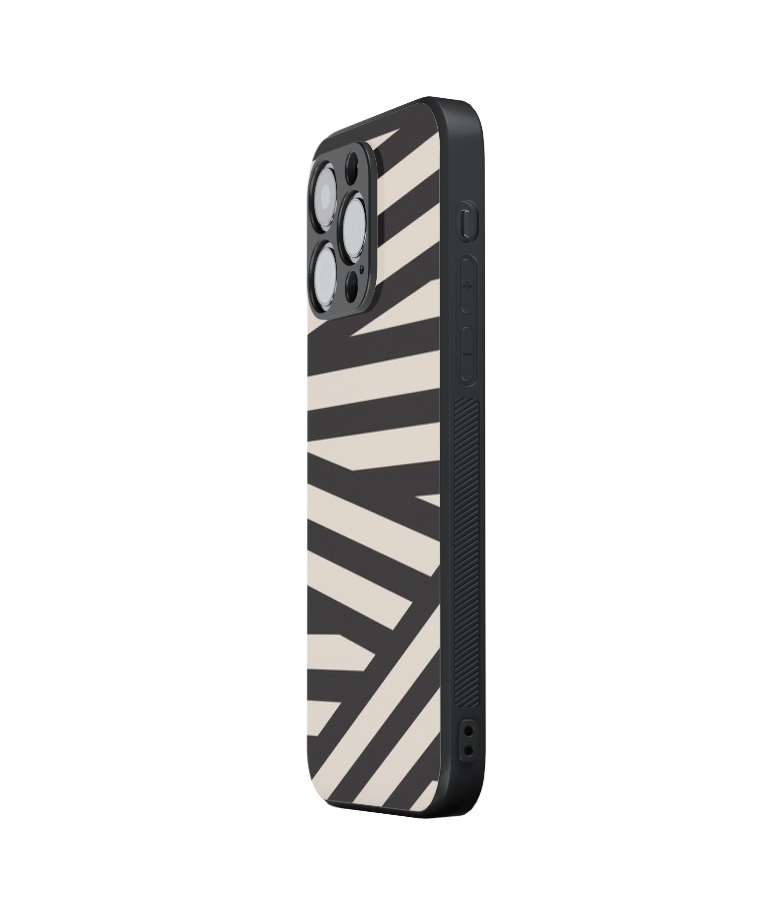 Geometric Pattern Hybrid Metal TPU Case