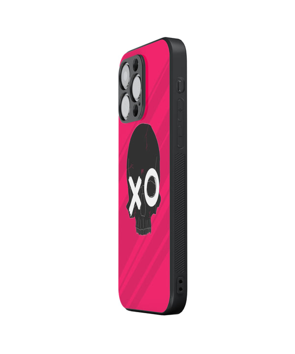 Red XO Hybrid Metal TPU Case