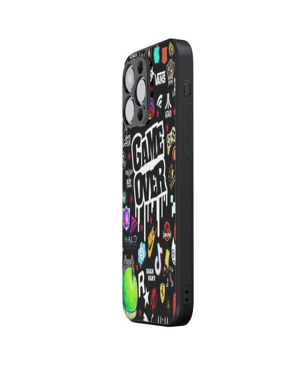 Game Over Hybrid Metal TPU Case