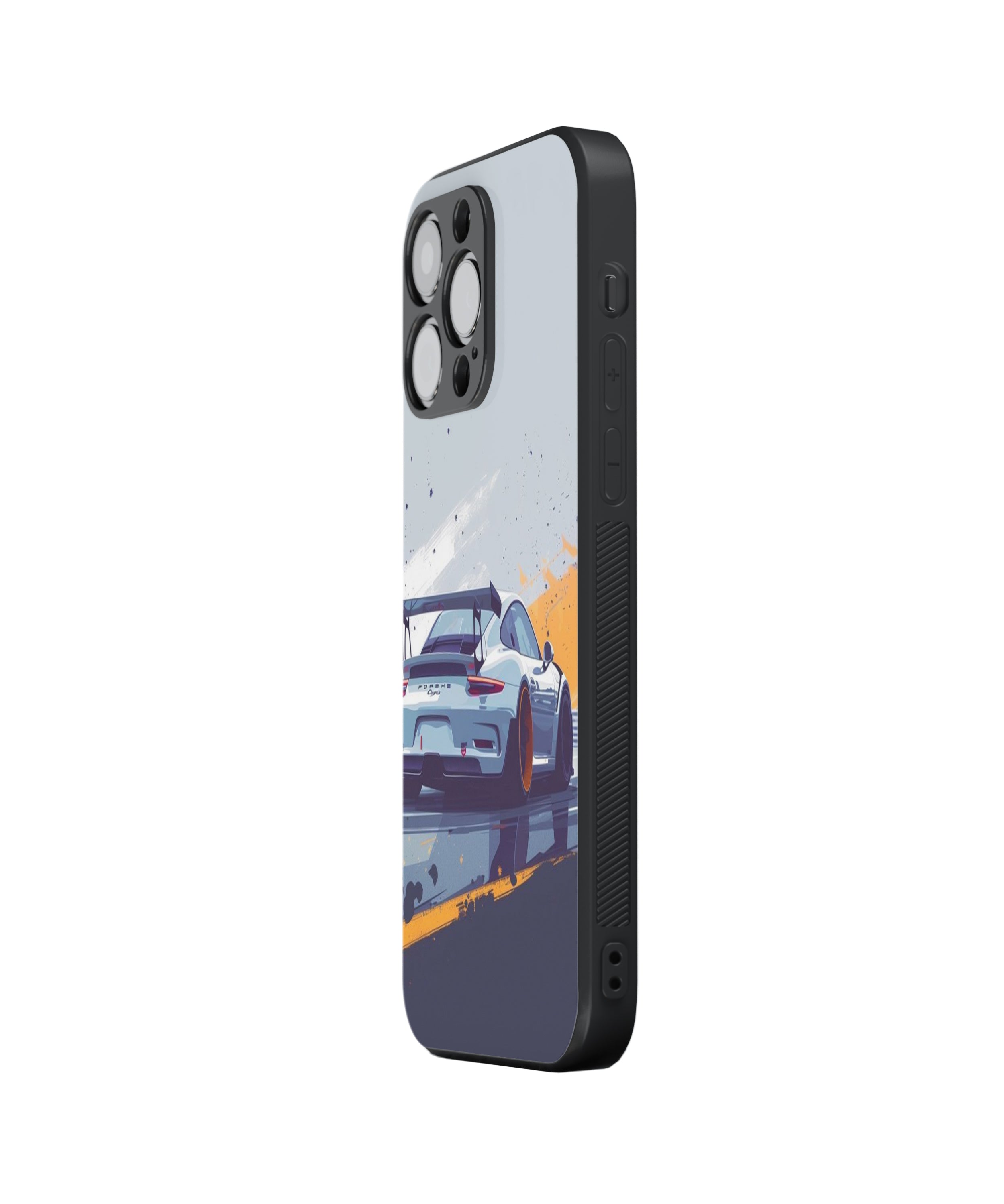 porsche chicago Hybrid Metal TPU Case