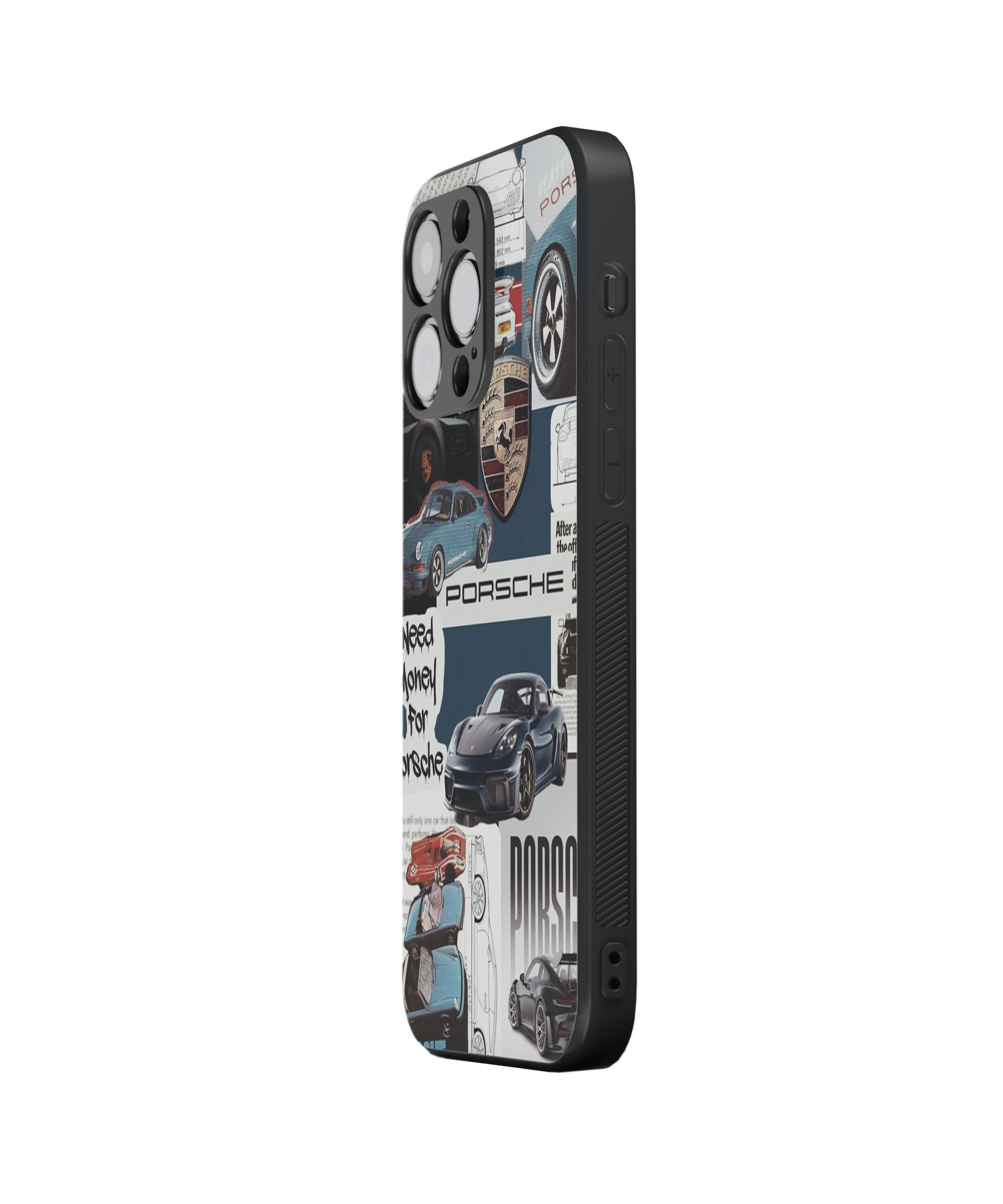 Porsche Hybrid Metal TPU Case