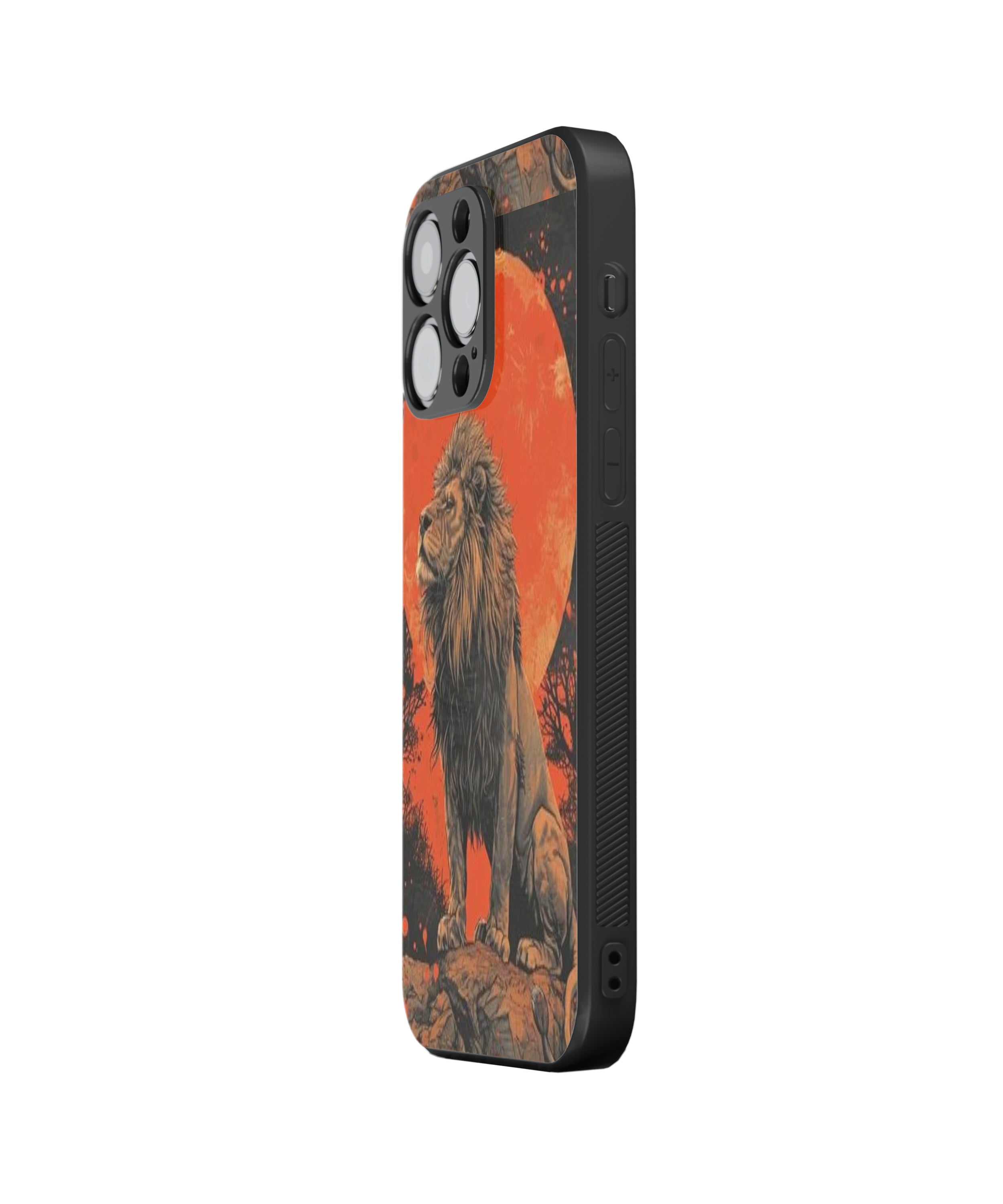 Moon Lion Hybrid Metal TPU Case