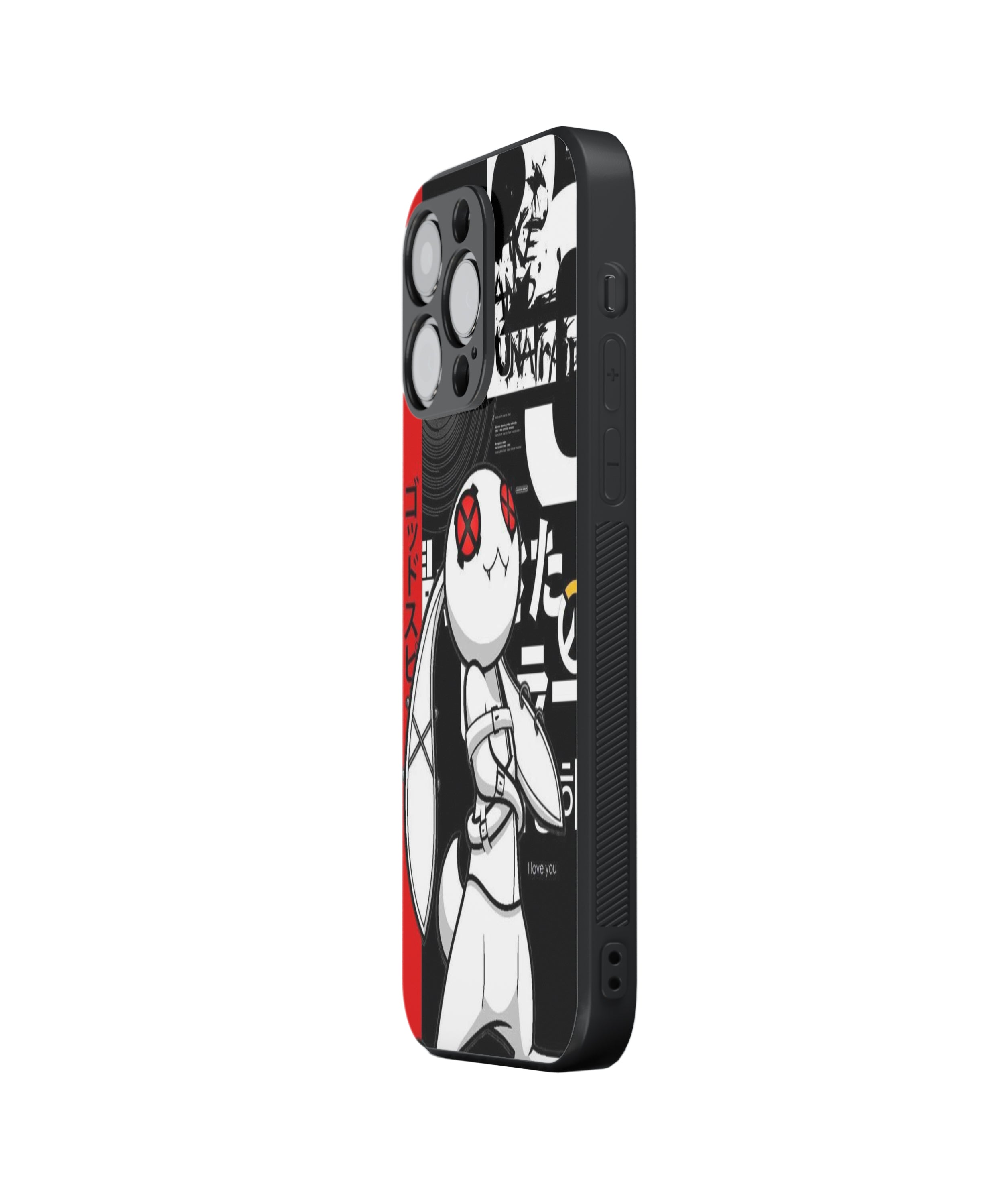 Evil Bunny Hybrid Metal TPU Case