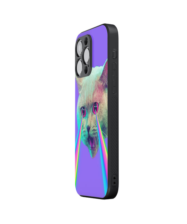 Cat Eye Rainbow Hybrid TPU Case