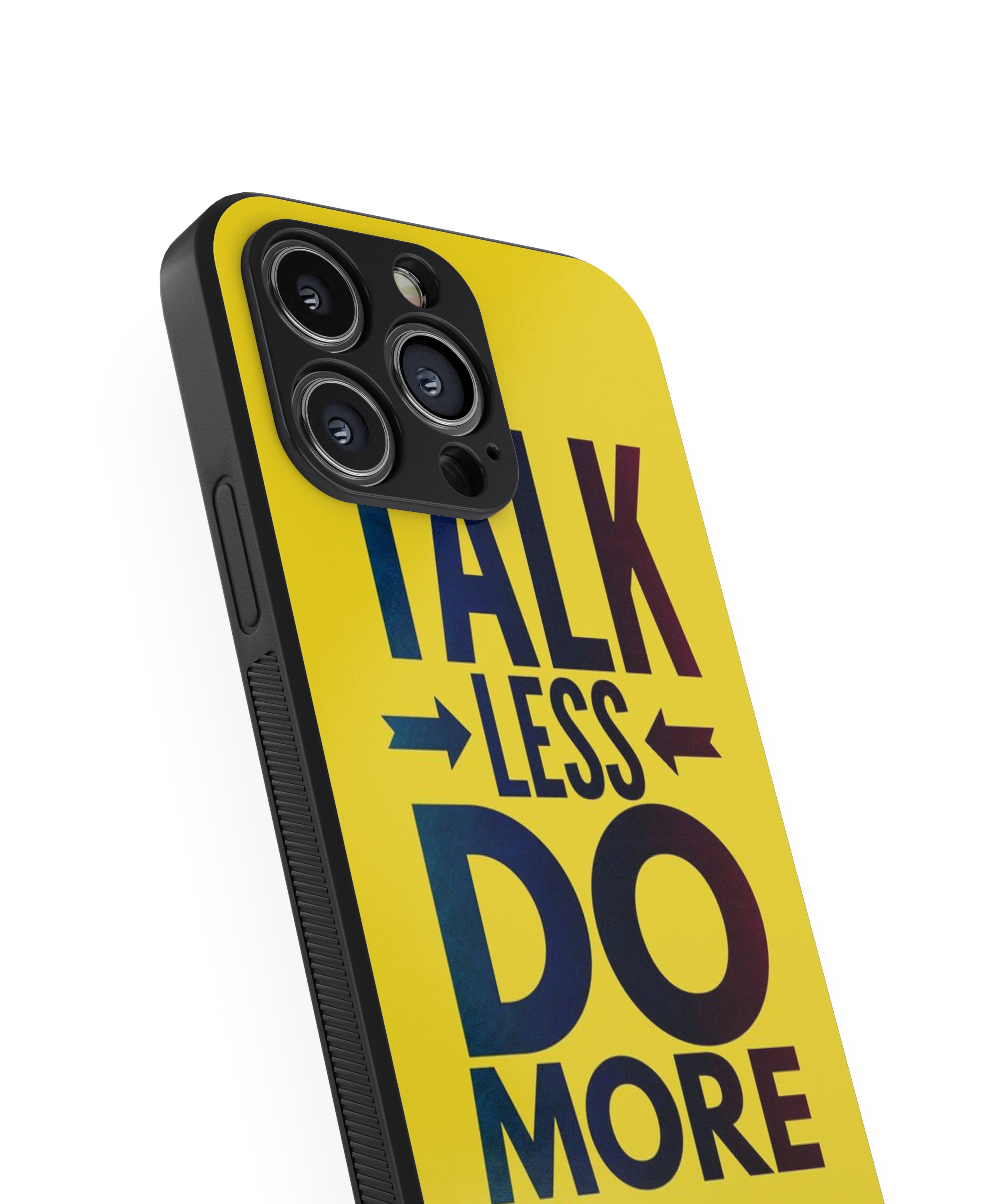 Talk Less Do More Hybrid Metal TPU Case